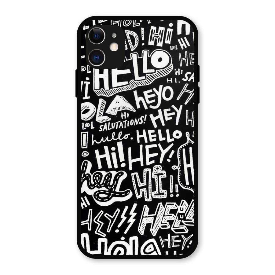 My Friend Metal Back Case for iPhone 11