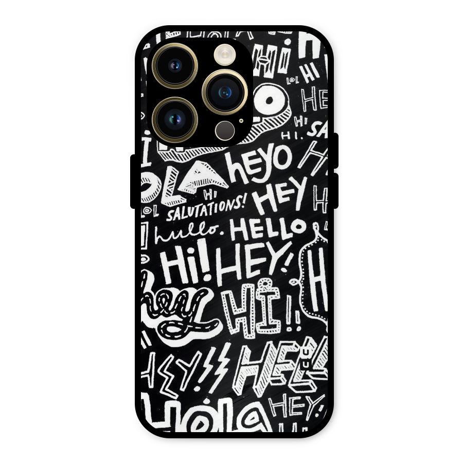 My Friend Metal Back Case for iPhone 14 Pro