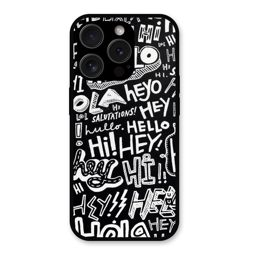 My Friend Metal Back Case for iPhone 15 Pro
