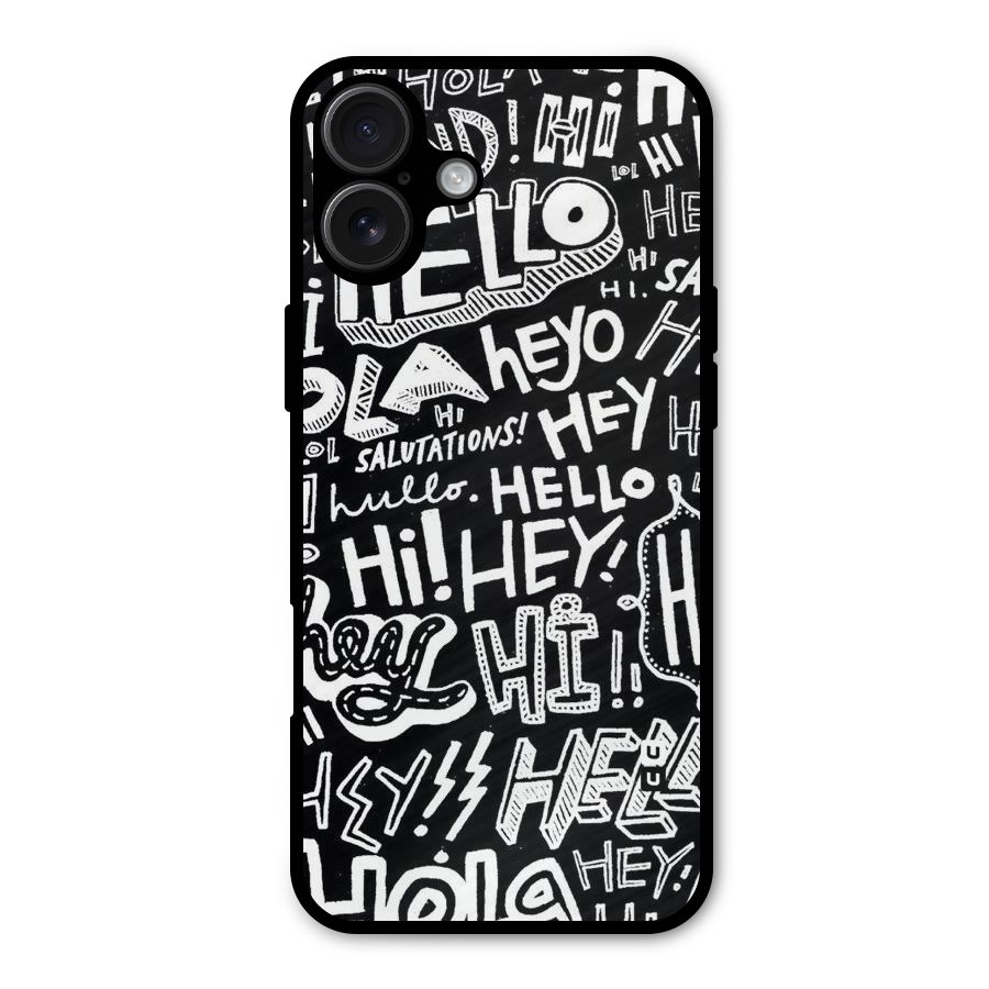 My Friend Metal Back Case for iPhone 16 Plus