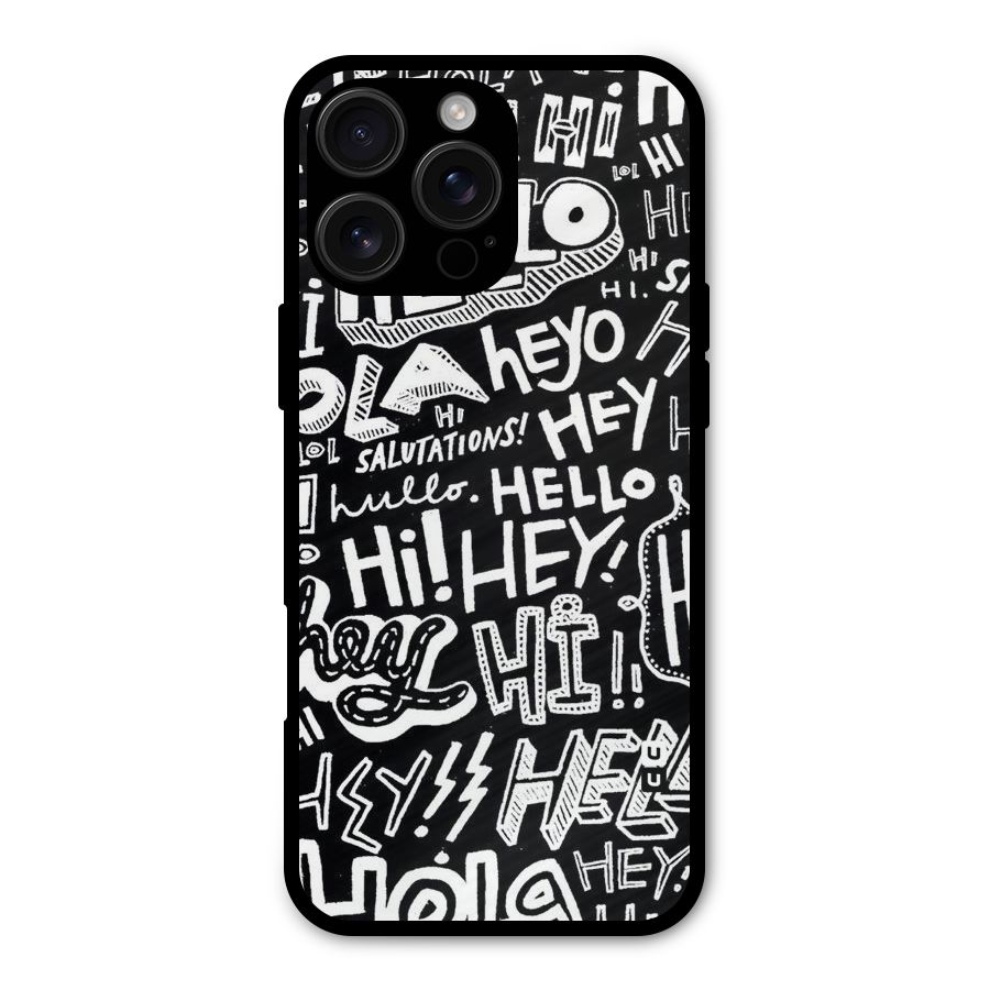 My Friend Metal Back Case for iPhone 16 Pro Max