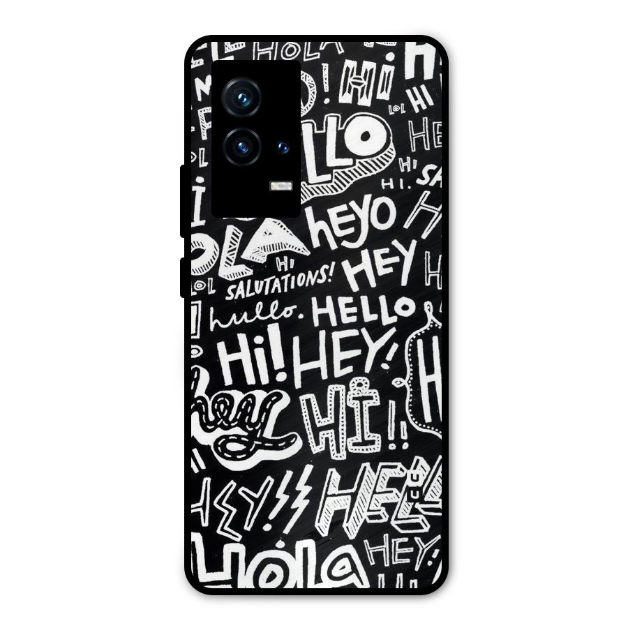 My Friend Metal Back Case for iQOO 9 5G