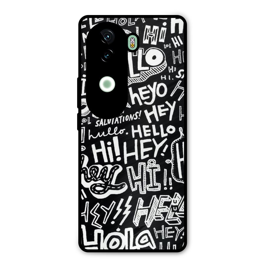 My Friend Metal Back Case for iQOO Z9s