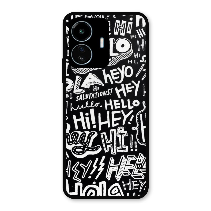 My Friend Metal Back Case for vivo iQOO Z6 Lite 5G