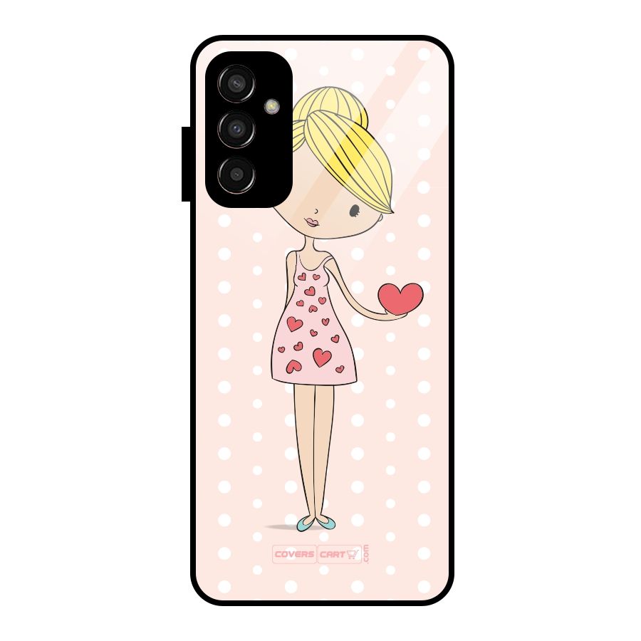 My Innocent Heart Glass Back Case for Galaxy F13