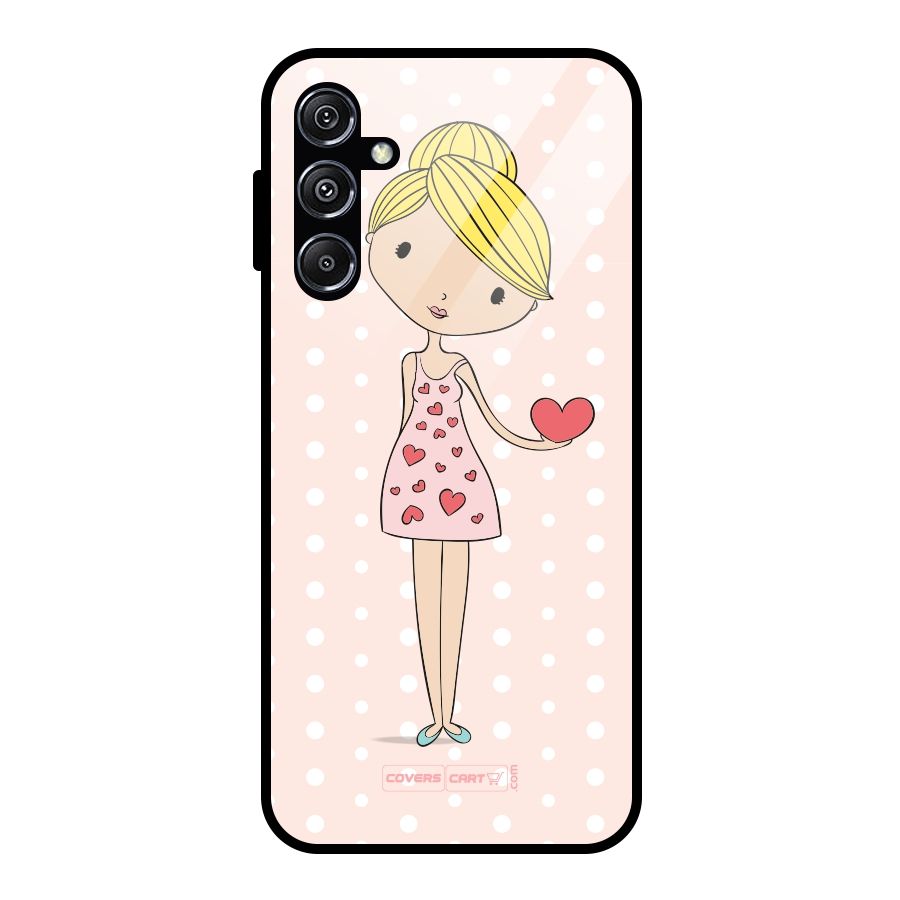 My Innocent Heart Glass Back Case for Galaxy M34 5G