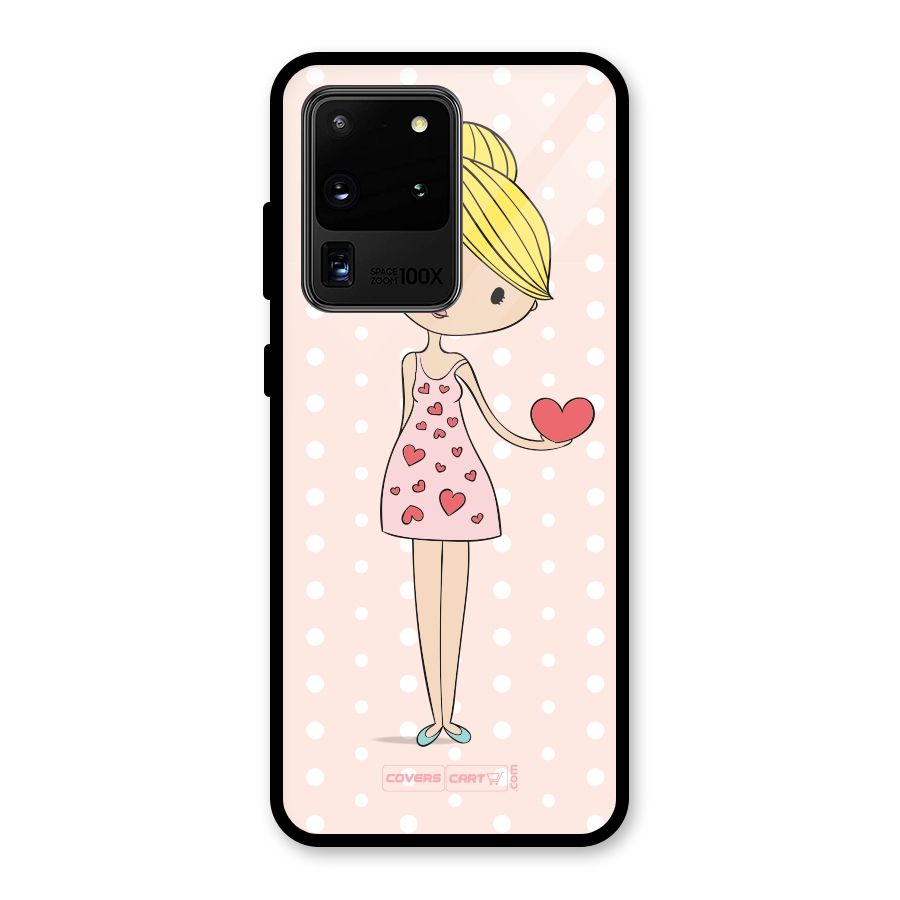 My Innocent Heart Glass Back Case for Galaxy S20 Ultra