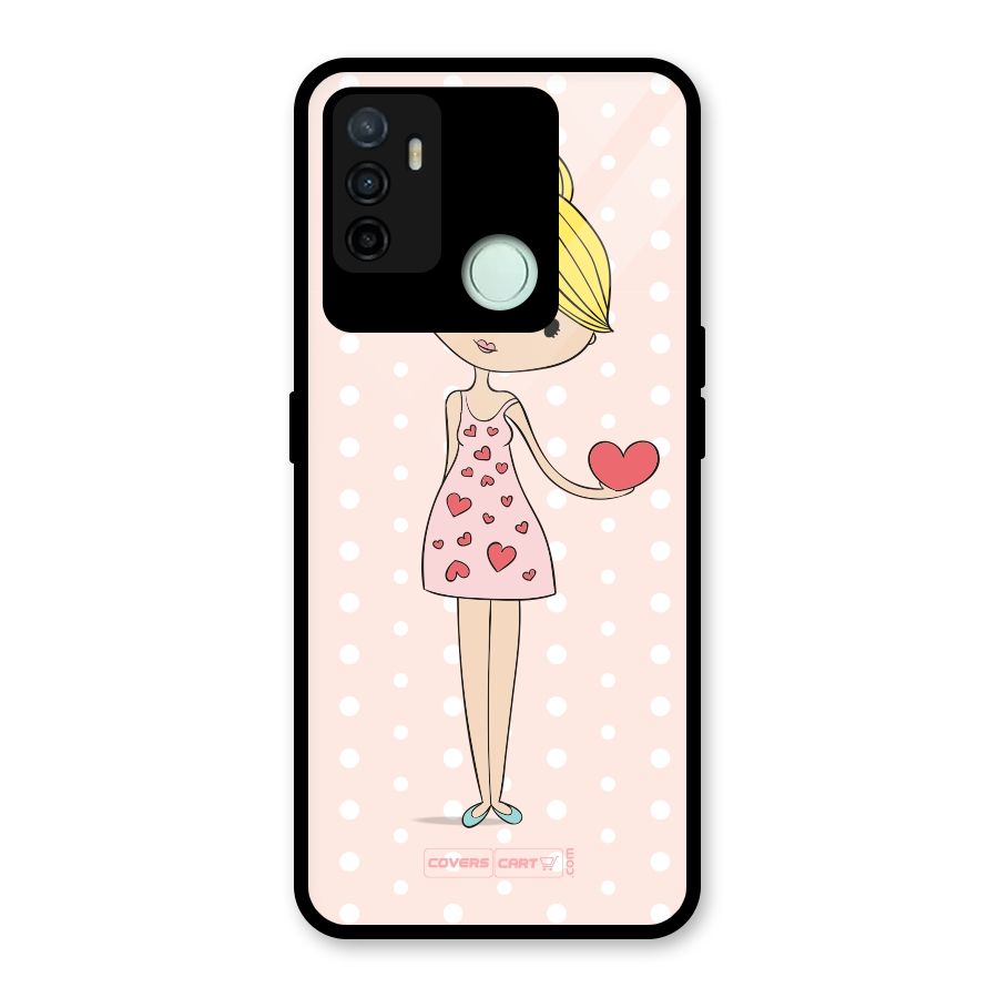 My Innocent Heart Glass Back Case for Oppo A53