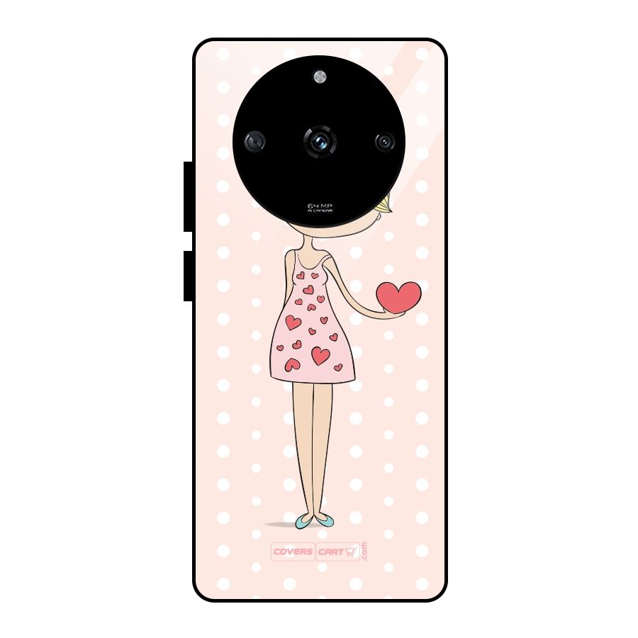 My Innocent Heart Glass Back Case for Realme Narzo 60 5G