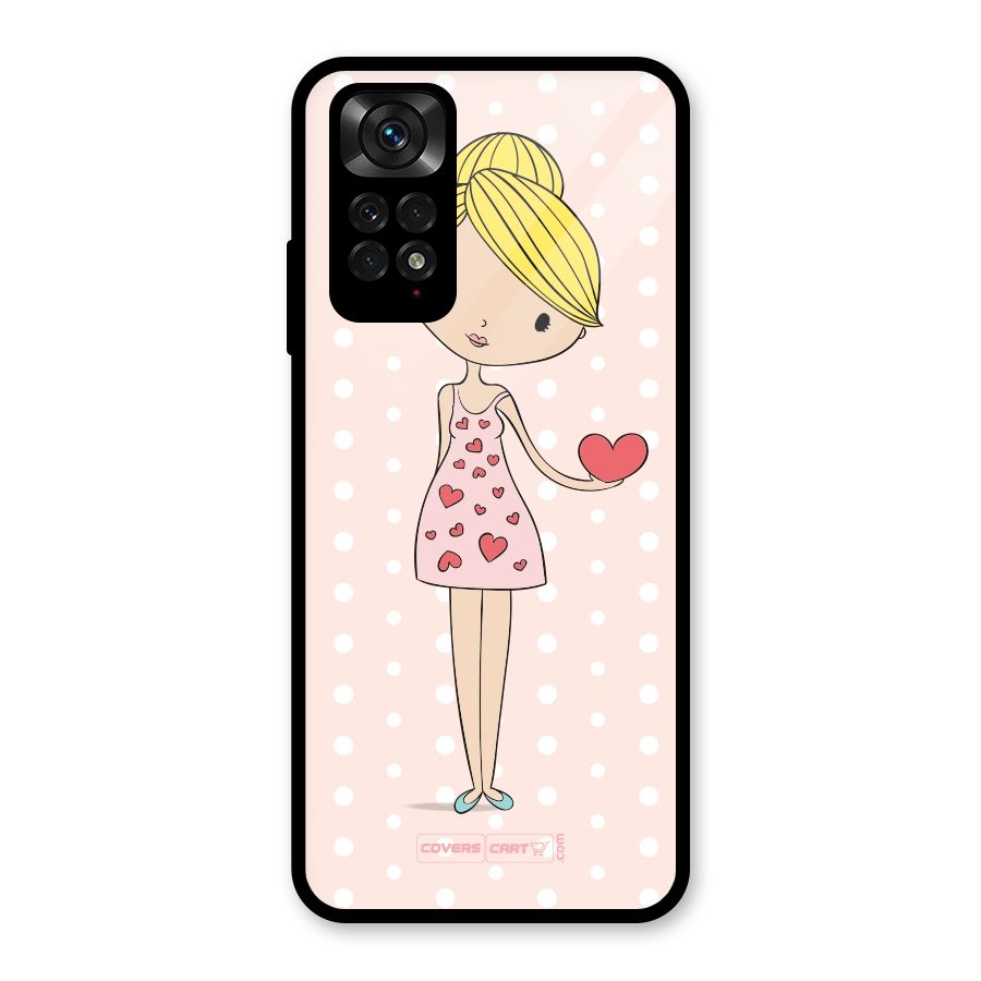 My Innocent Heart Glass Back Case for Redmi Note 11S