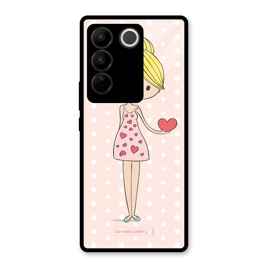 My Innocent Heart Glass Back Case for Vivo V27