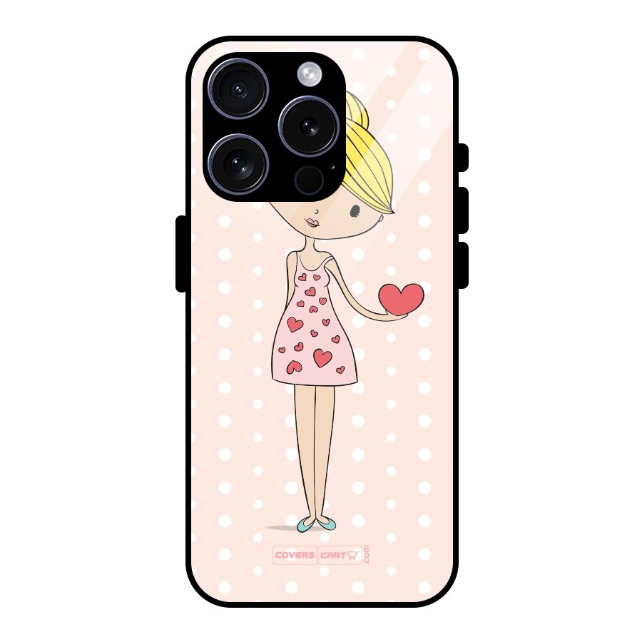 My Innocent Heart Glass Back Case for iPhone 15 Pro
