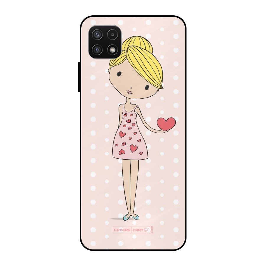 My Innocent Heart Metal Back Case for Galaxy A22 5G
