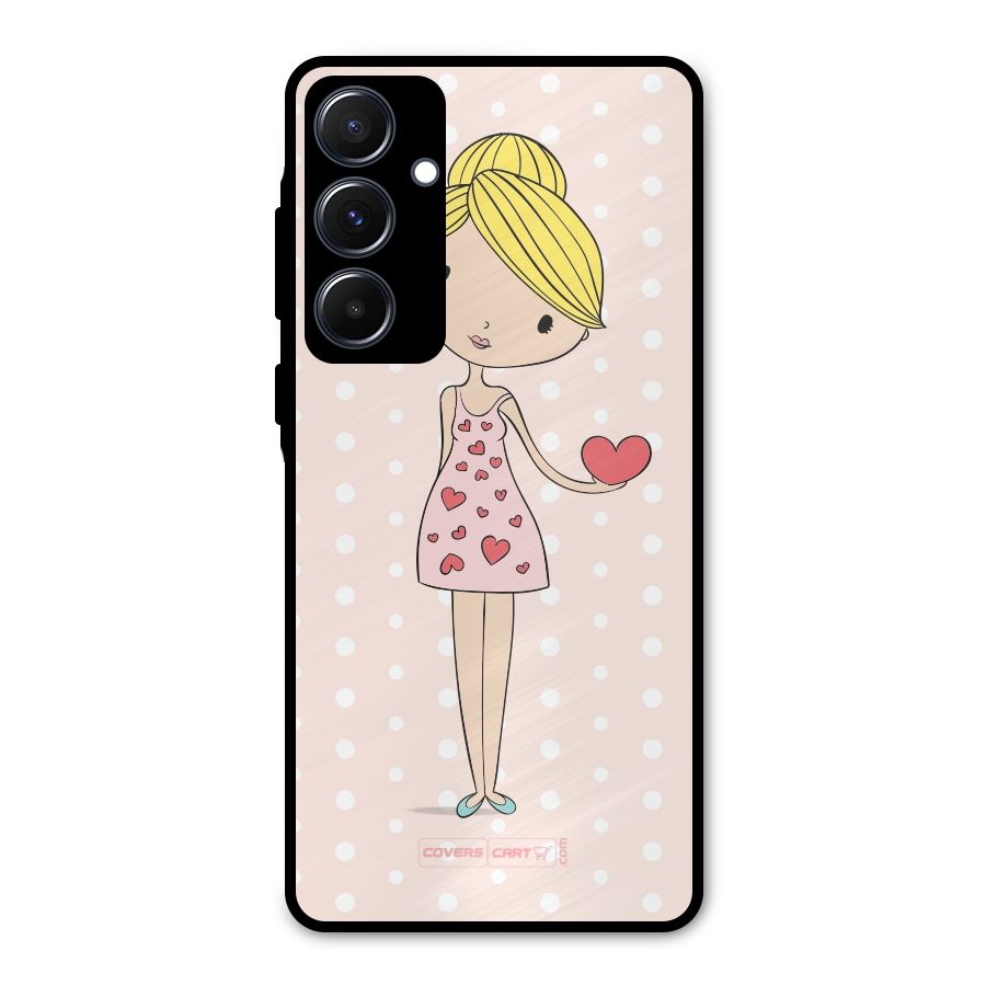 My Innocent Heart Metal Back Case for Galaxy A55