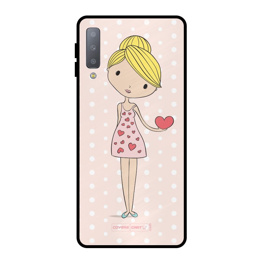 My Innocent Heart Metal Back Case for Galaxy A7 (2018)
