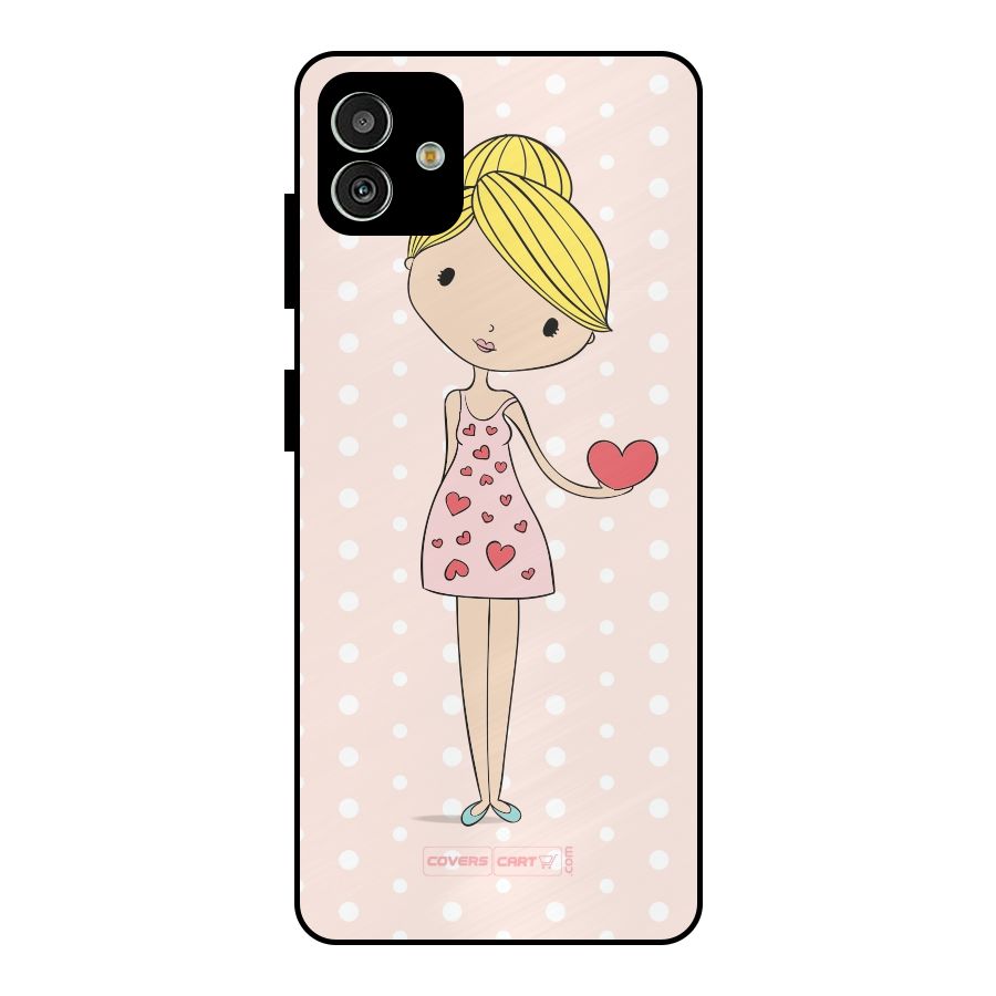 My Innocent Heart Metal Back Case for Galaxy M13 5G