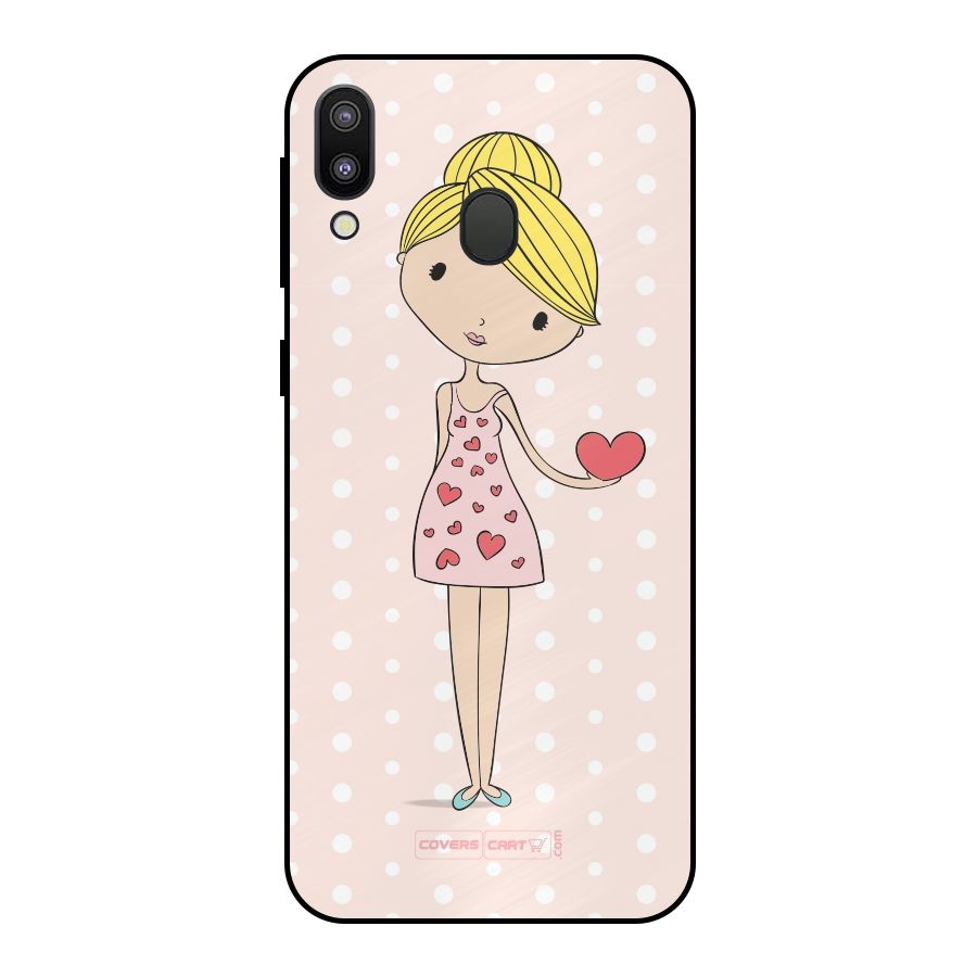 My Innocent Heart Metal Back Case for Galaxy M20
