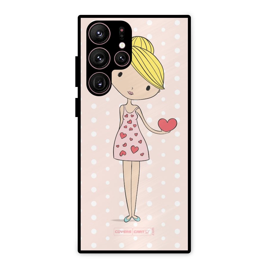 My Innocent Heart Metal Back Case for Galaxy S22 Ultra 5G