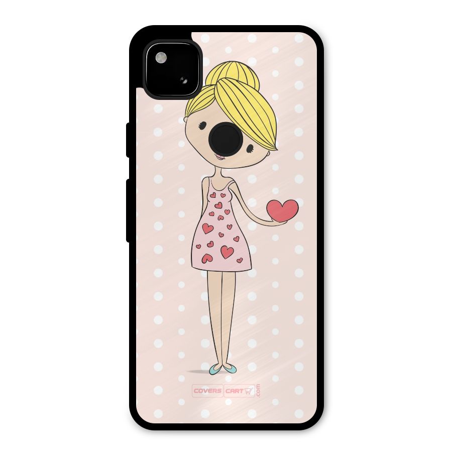 My Innocent Heart Metal Back Case for Google Pixel 4a