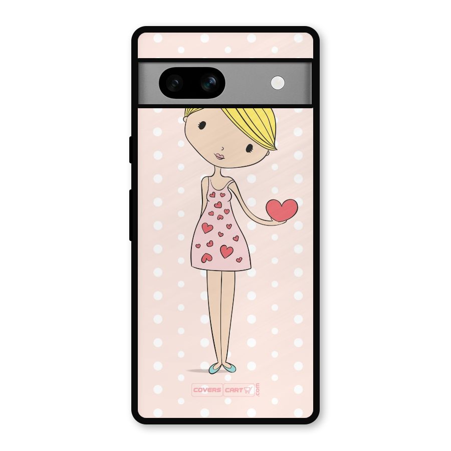 My Innocent Heart Metal Back Case for Google Pixel 7a