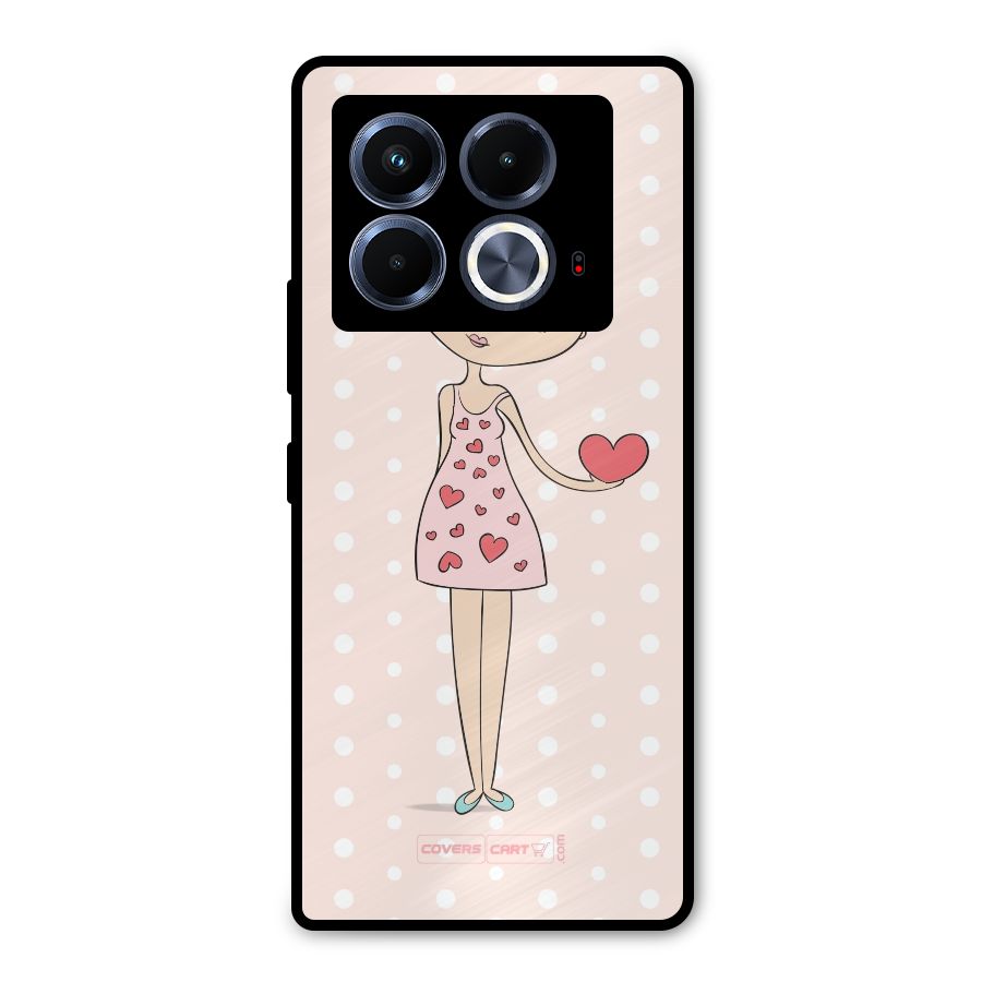 My Innocent Heart Metal Back Case for Infinix Note 40 5G