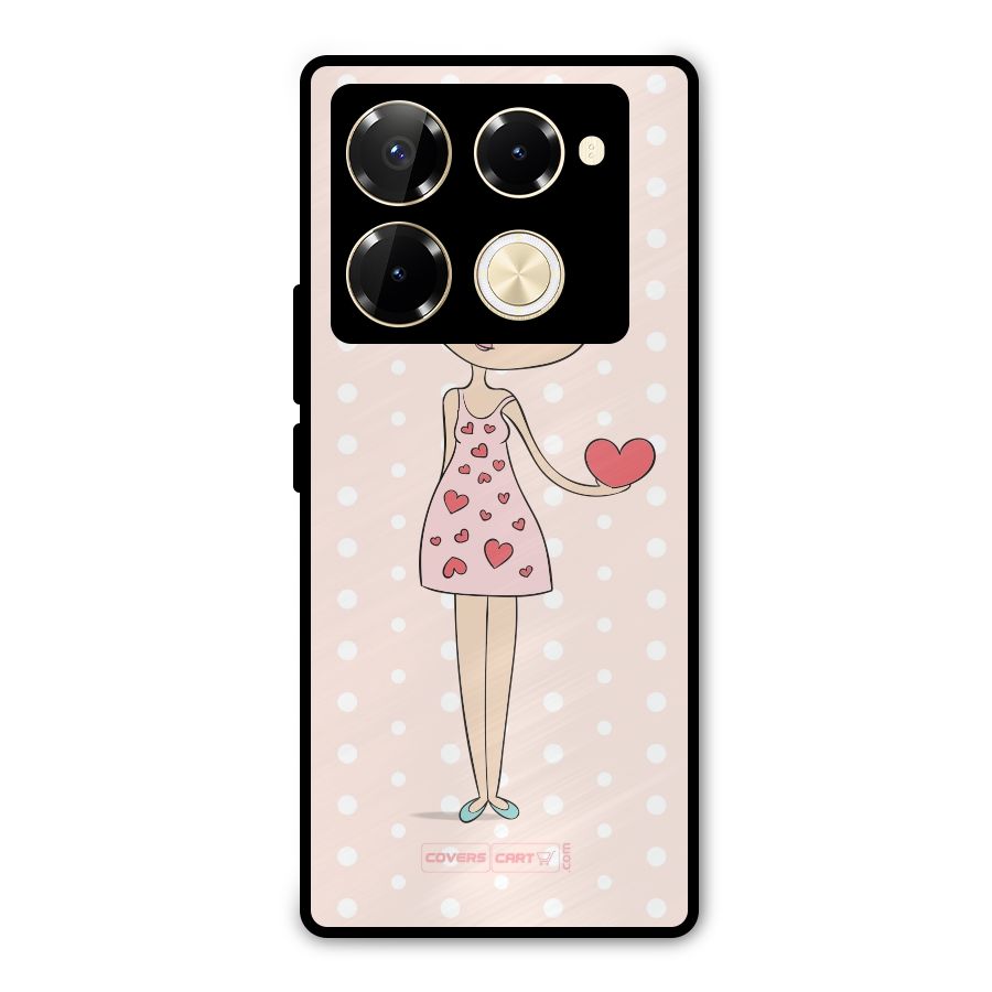 My Innocent Heart Metal Back Case for Infinix Note 40 Pro
