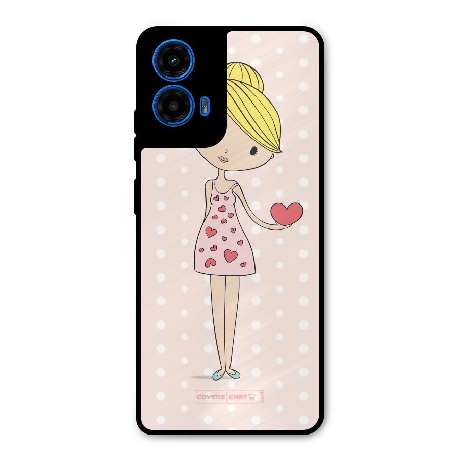 My Innocent Heart Metal Back Case for Moto G45