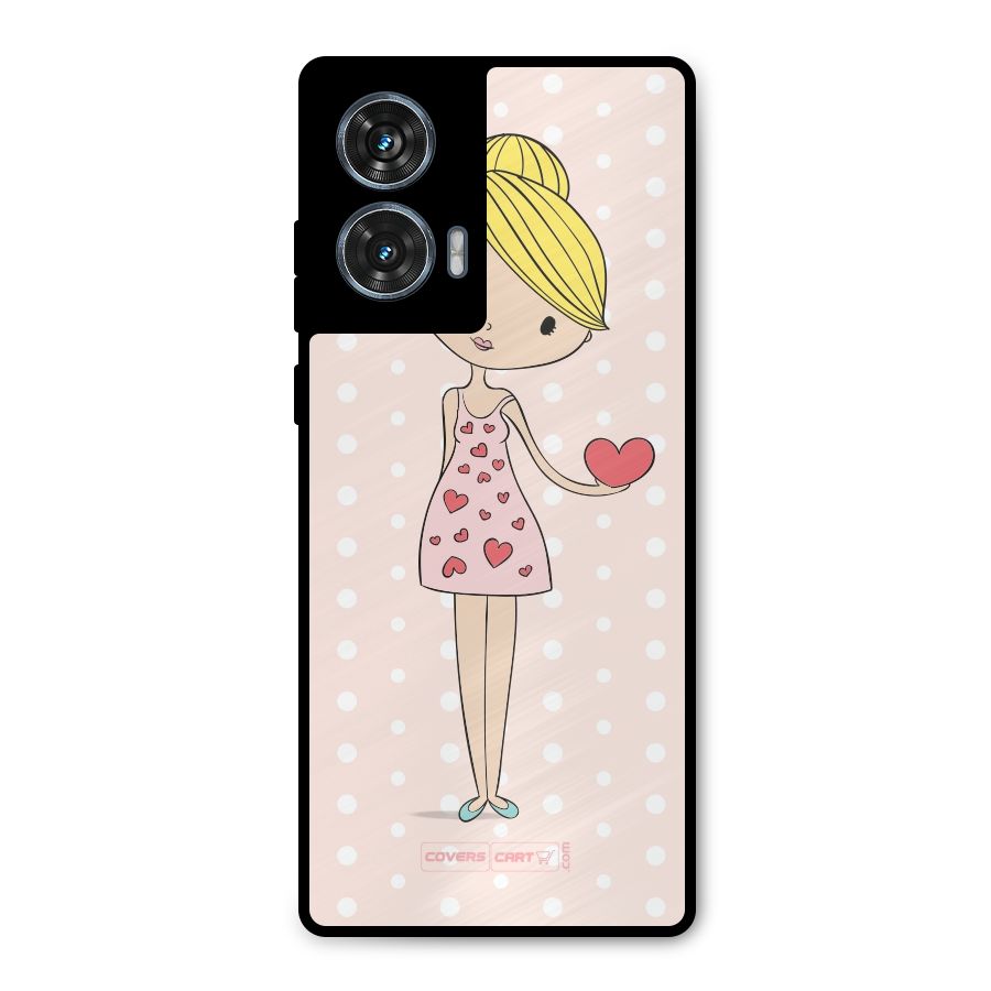 My Innocent Heart Metal Back Case for Motorola Edge 50 Fusion