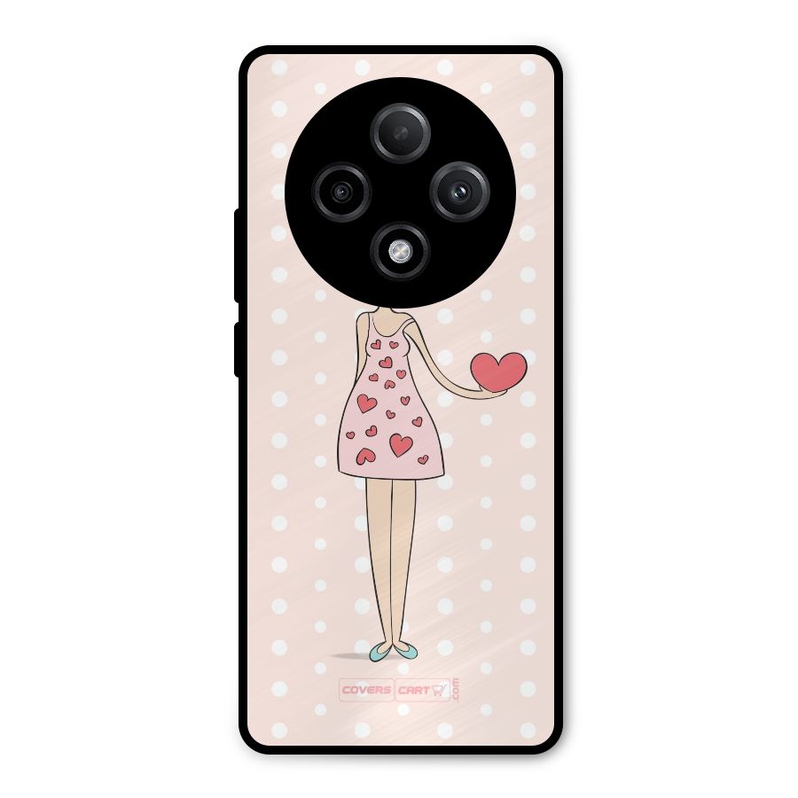 My Innocent Heart Metal Back Case for Oppo F27 Pro Plus