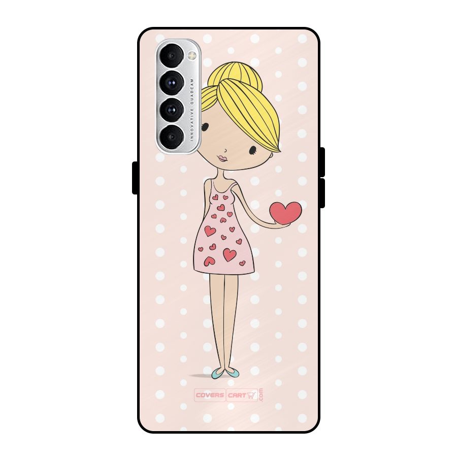 My Innocent Heart Metal Back Case for Oppo Reno4 Pro