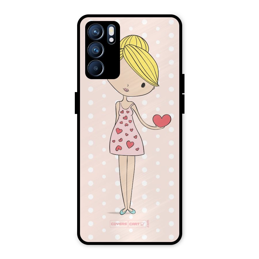 My Innocent Heart Metal Back Case for Oppo Reno6 5G
