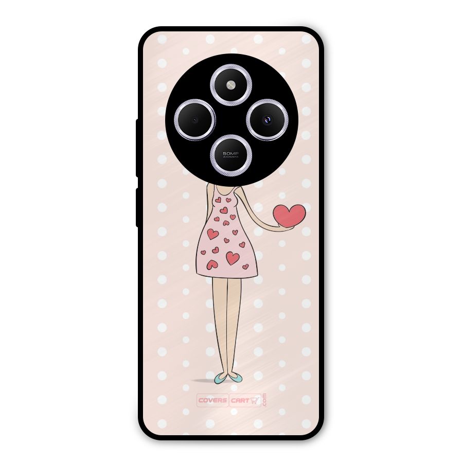 My Innocent Heart Metal Back Case for Poco C75 5G