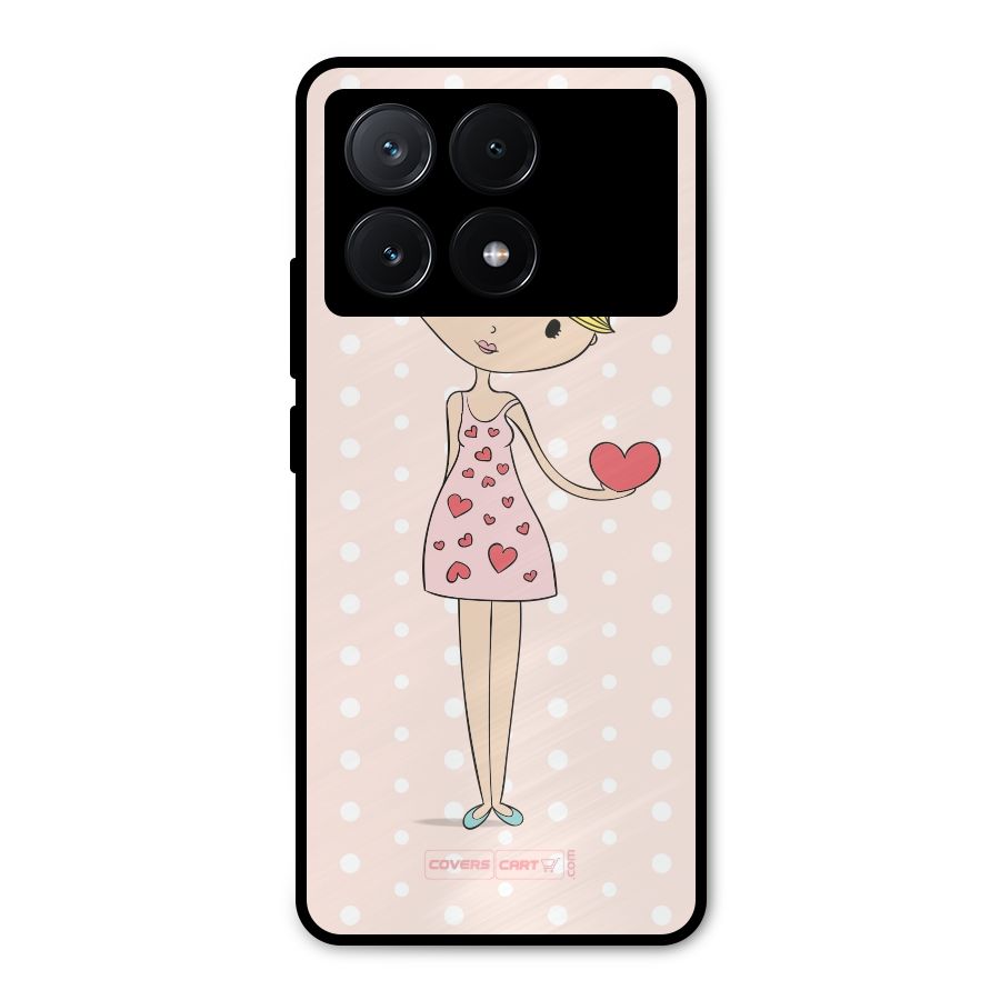 My Innocent Heart Metal Back Case for Poco X6 Pro