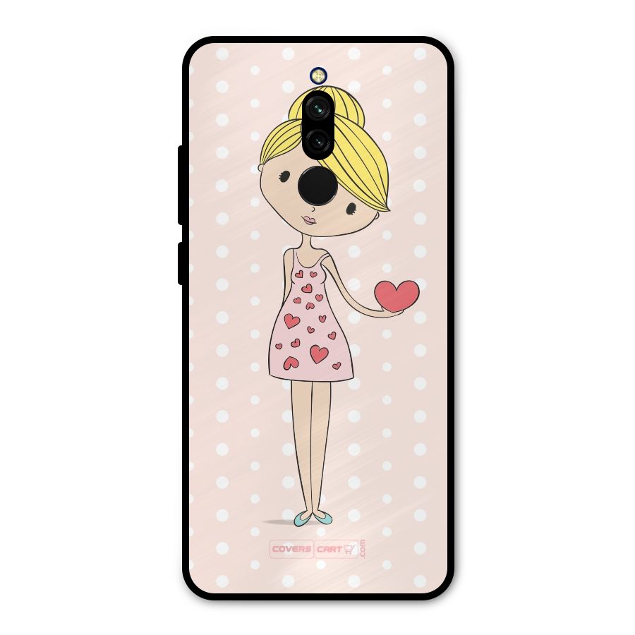 My Innocent Heart Metal Back Case for Redmi 8