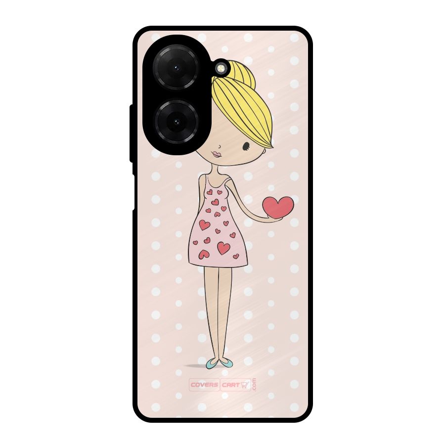 My Innocent Heart Metal Back Case for Redmi A5 4G