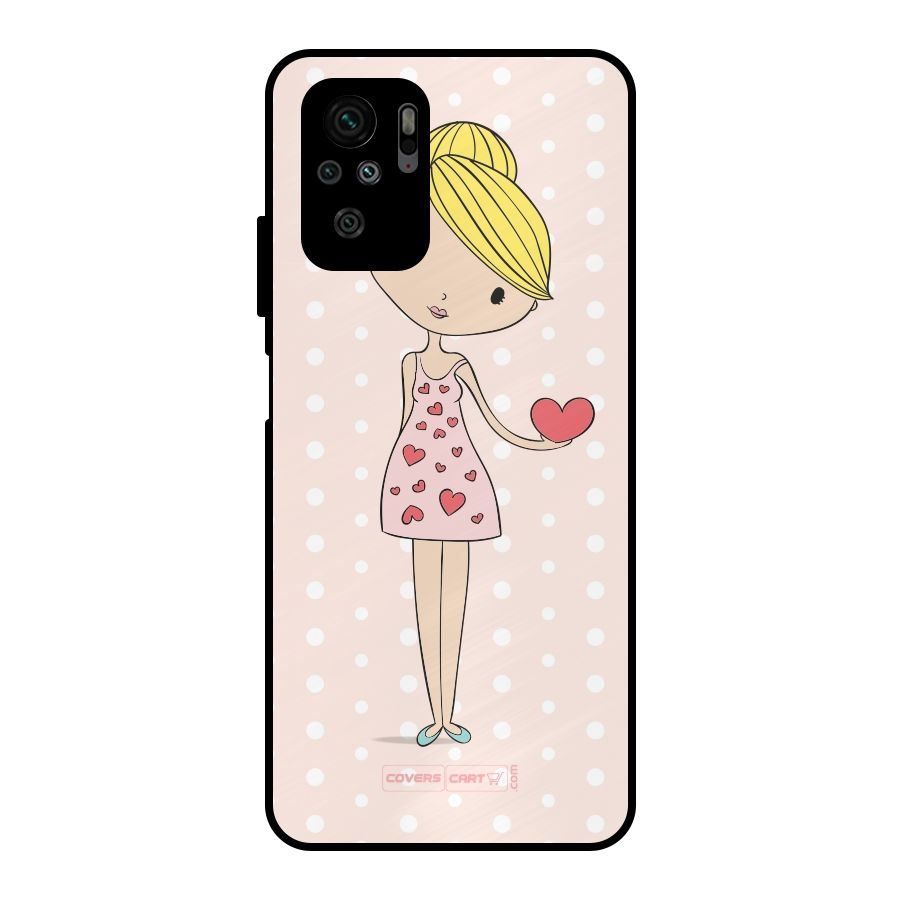 My Innocent Heart Metal Back Case for Redmi Note 10S