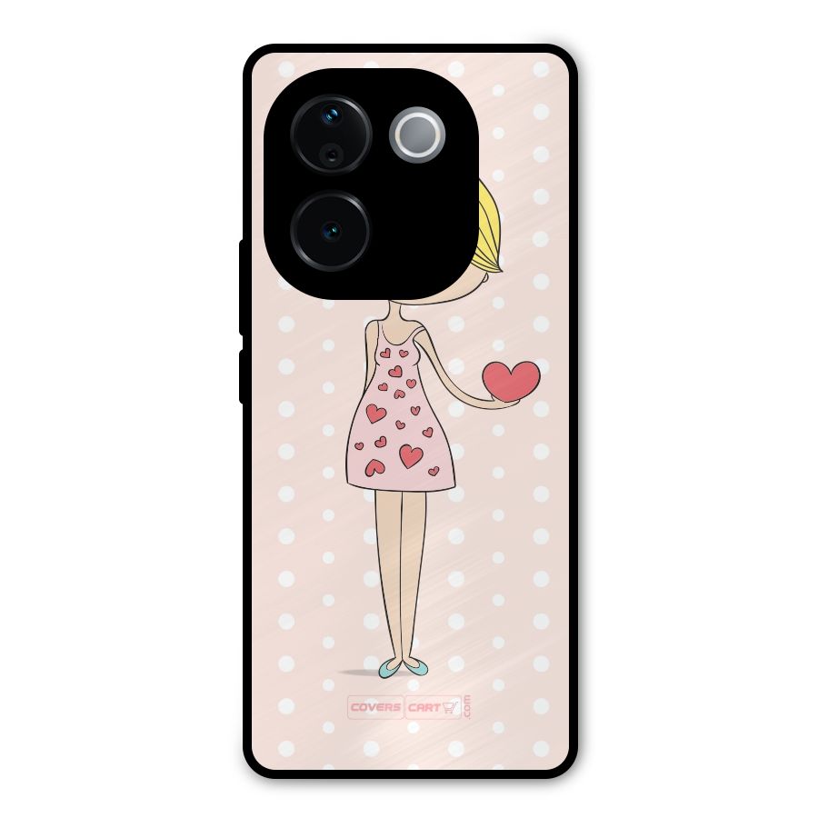 My Innocent Heart Metal Back Case for Vivo T3 Pro
