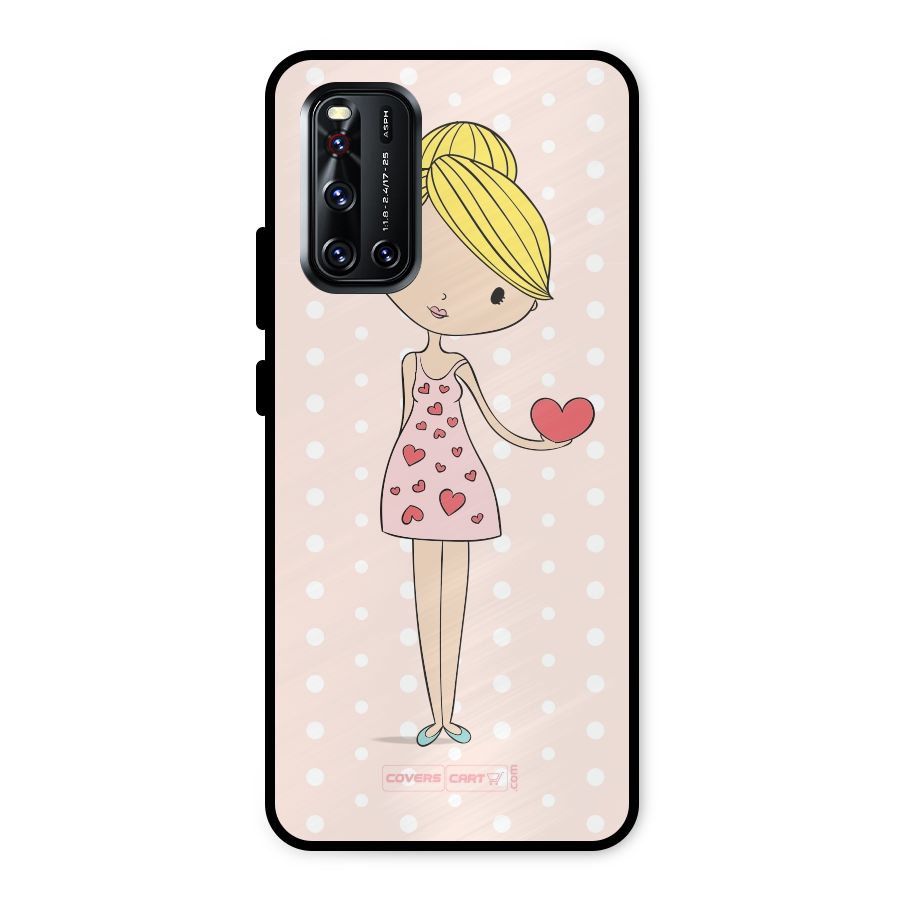My Innocent Heart Metal Back Case for Vivo V19