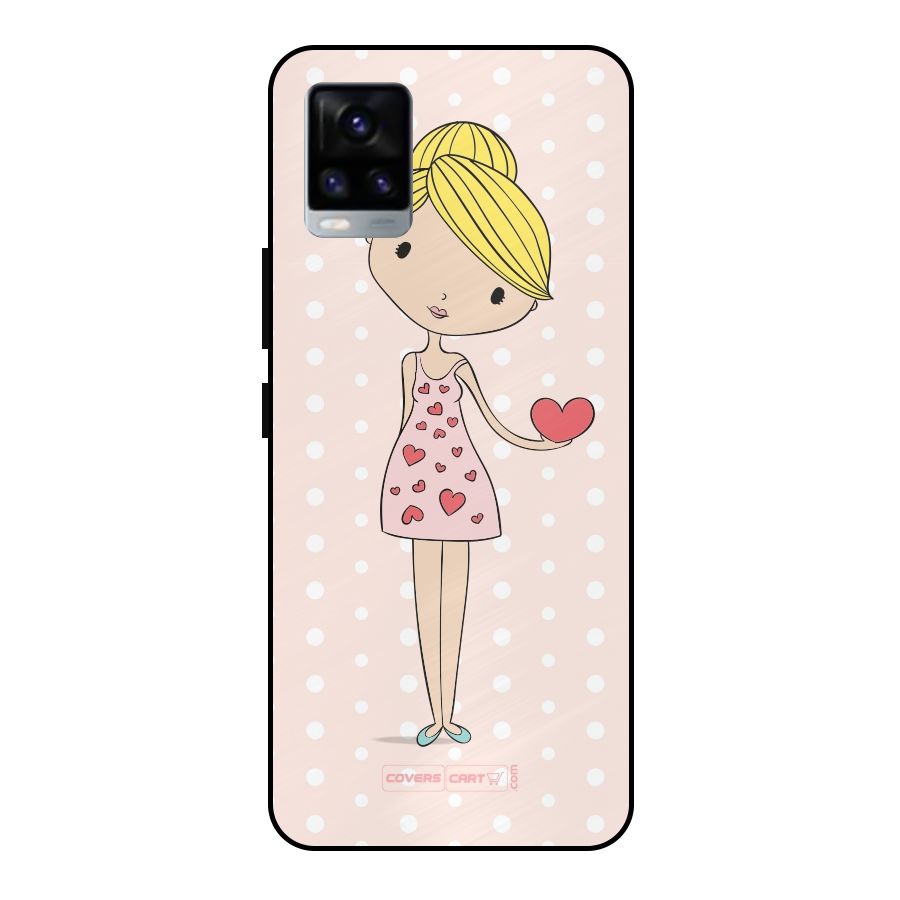 My Innocent Heart Metal Back Case for Vivo V20 2021