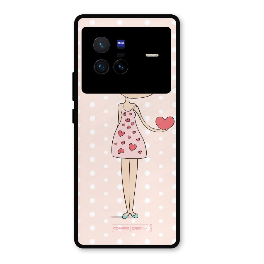My Innocent Heart Metal Back Case for Vivo X80