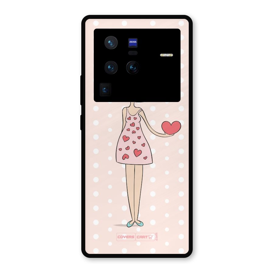 My Innocent Heart Metal Back Case for Vivo X80 Pro
