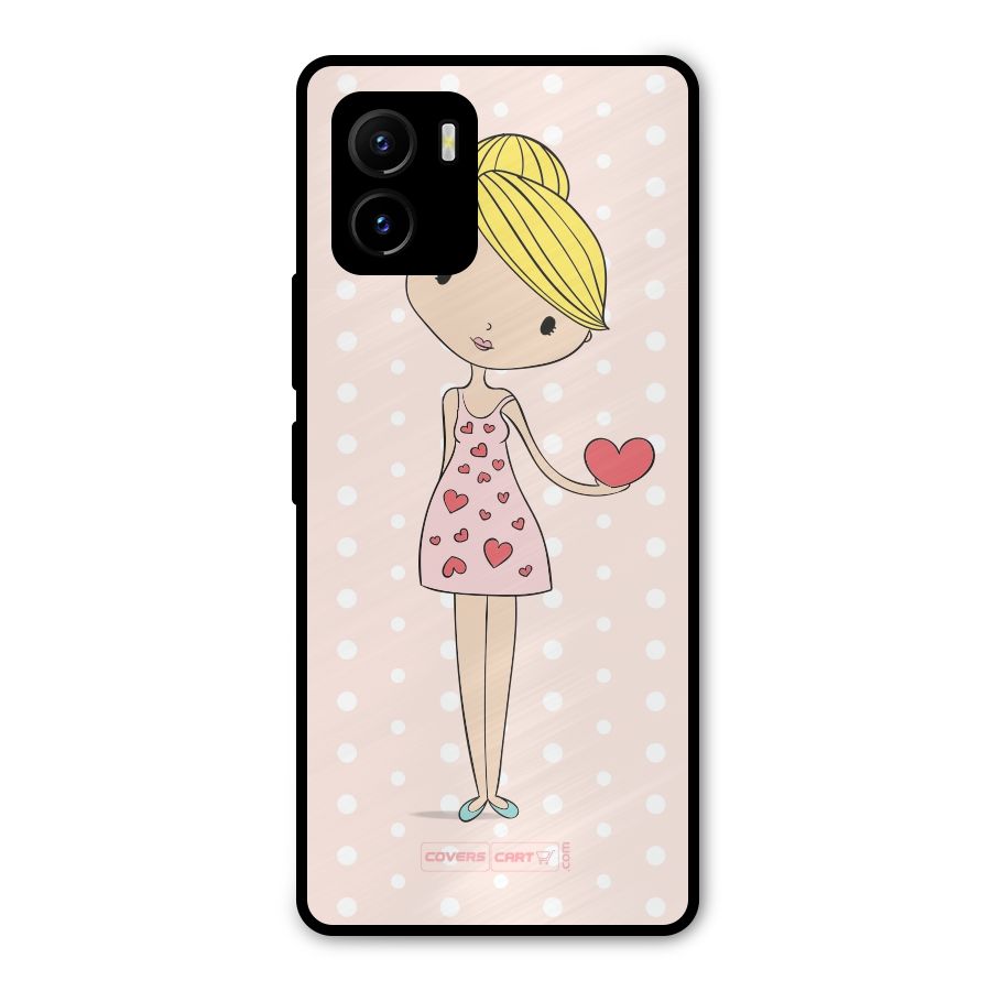 My Innocent Heart Metal Back Case for Vivo Y15s