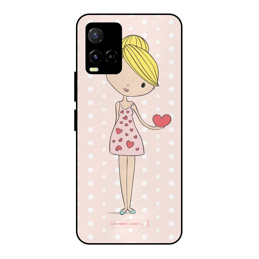 My Innocent Heart Metal Back Case for Vivo Y21