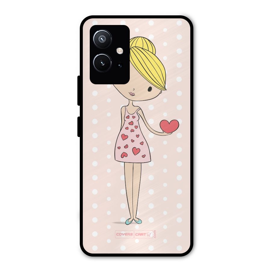 My Innocent Heart Metal Back Case for Vivo Y75 5G