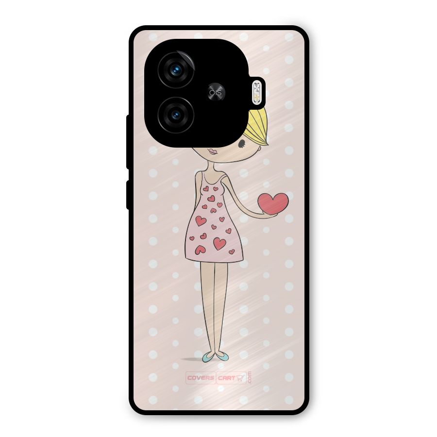 My Innocent Heart Metal Back Case for iQOO Z9 Turbo