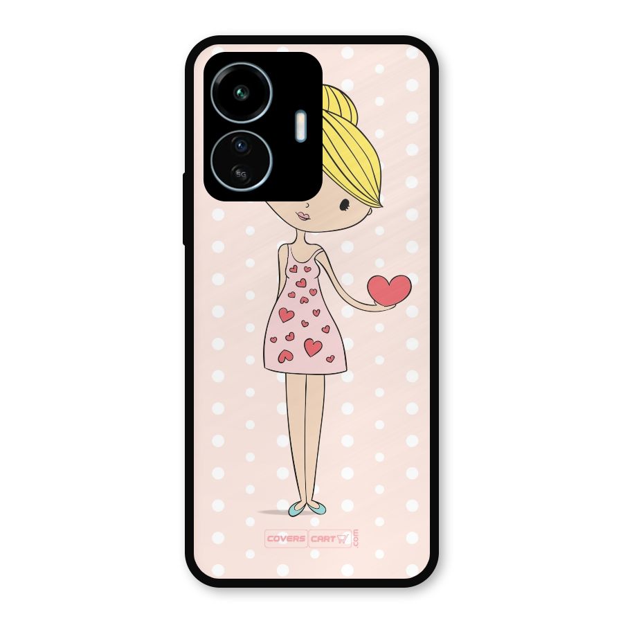 My Innocent Heart Metal Back Case for vivo iQOO Z6 Lite 5G