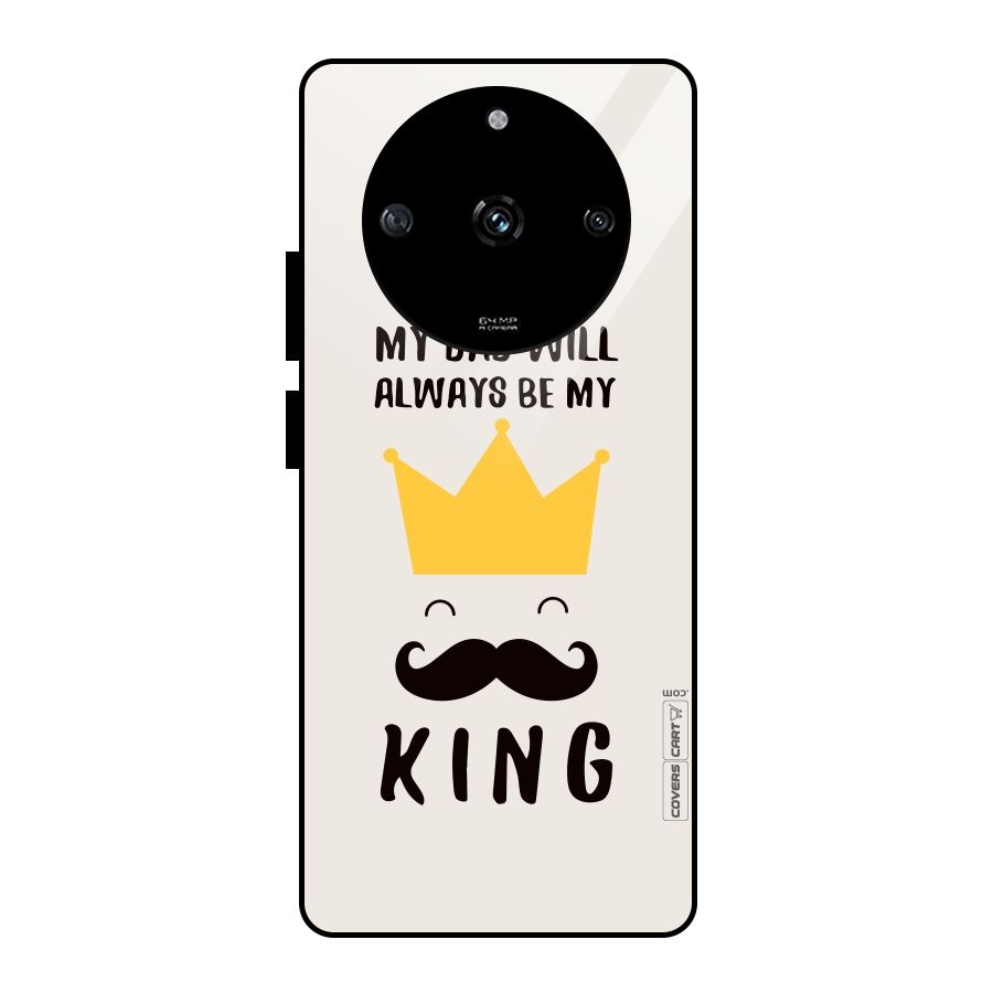 My King Dad Glass Back Case for Realme Narzo 60 5G