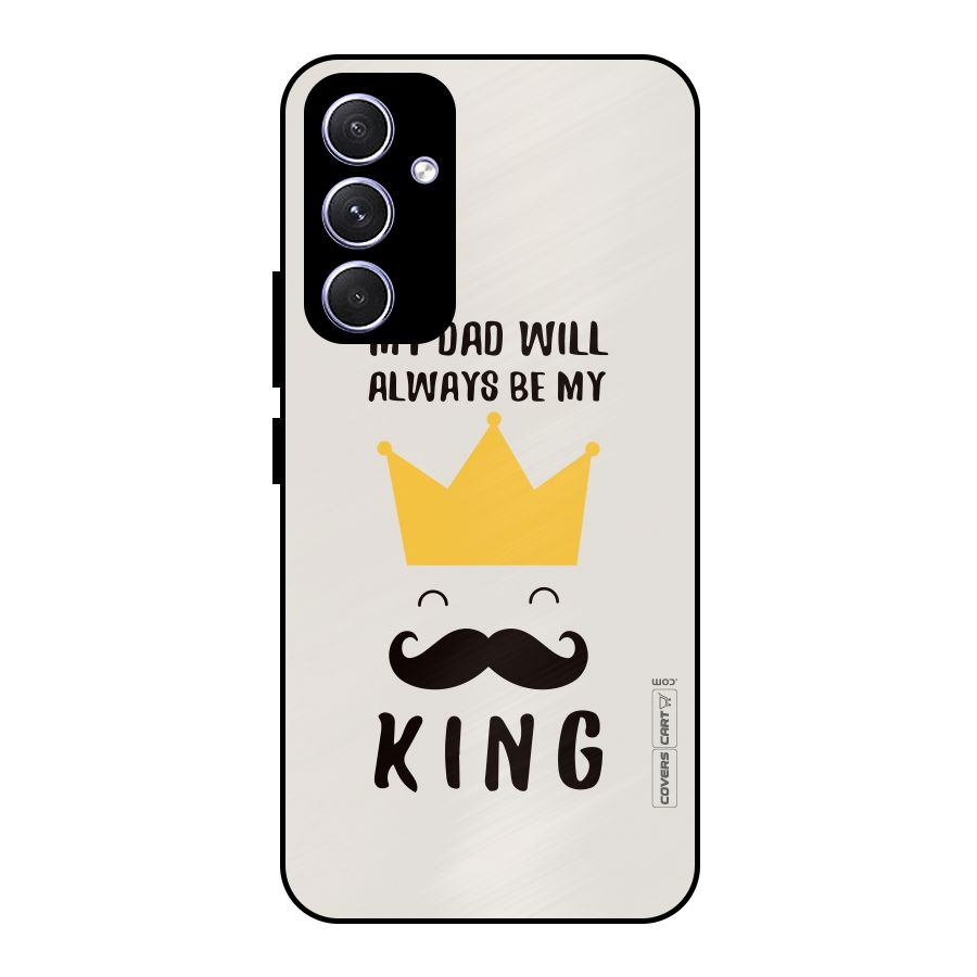 My King Dad Metal Back Case for Galaxy A54
