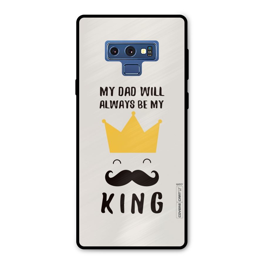 My King Dad Metal Back Case for Galaxy Note 9