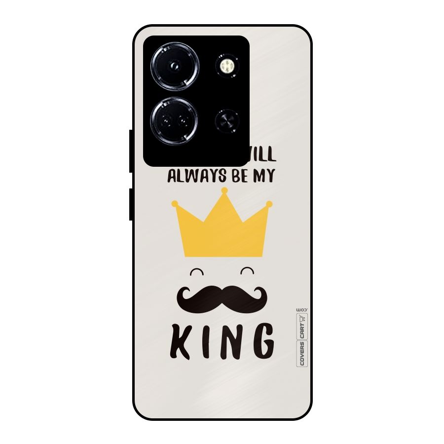 My King Dad Metal Back Case for Infinix Note 30 5G